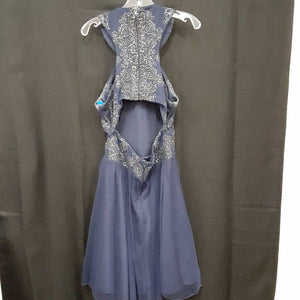 formal halter beaded dress