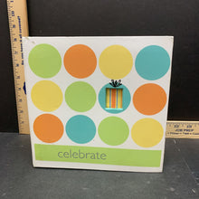 Load image into Gallery viewer, "Celebrate" Scrapbook -hardcover keepsake
