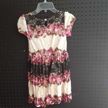 Load image into Gallery viewer, Floral print lace dress
