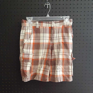 Plaid cargo shorts