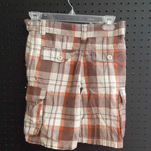 Load image into Gallery viewer, Plaid cargo shorts
