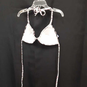 geometric push up swim top