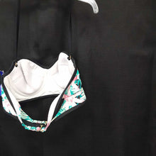 Load image into Gallery viewer, floral push up swim top
