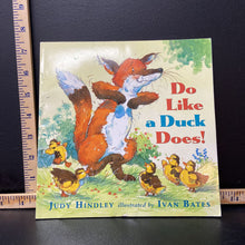 Load image into Gallery viewer, Do Like a Duck Does (Judy Hindley) -paperback
