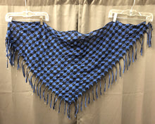 Load image into Gallery viewer, Checkered fringe scarf
