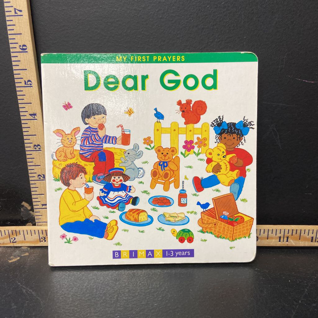 Dear God (My First Prayers, Brimax 1-3 Years) -religion board