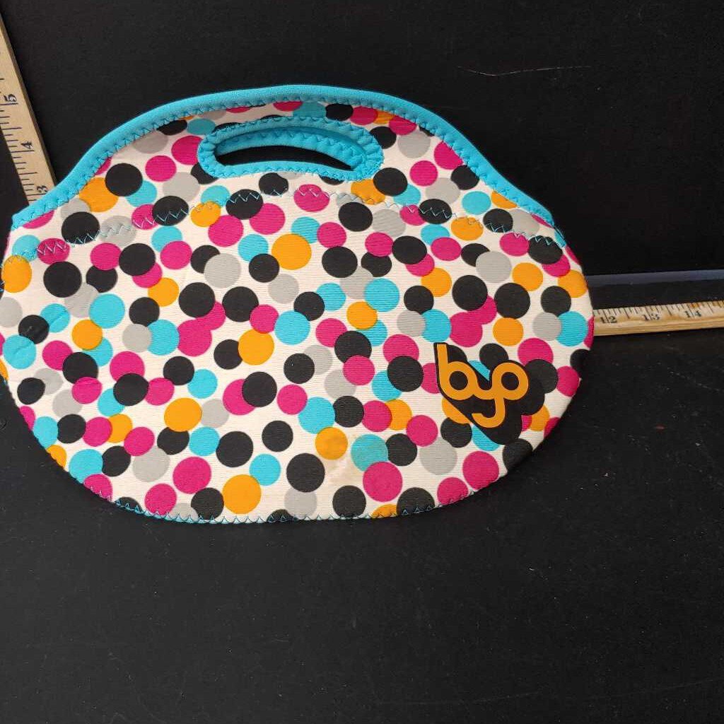 polka dot lunch bag