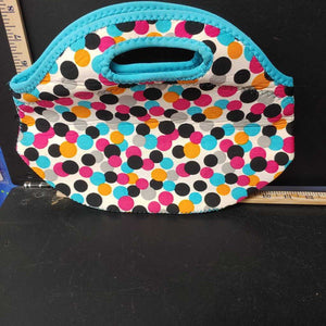 polka dot lunch bag