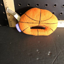 Load image into Gallery viewer, "slam dunk" plush basketball rattle
