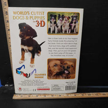 Load image into Gallery viewer, World's cutest dogs &amp; puppies in 3-D (Lisa Regan) -paperback
