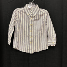 Load image into Gallery viewer, striped pocket button down shirt
