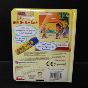 What Do You See (Disney Junior Jake & The Neverland Pirates) -character pop up look & find board