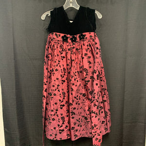 Velvet flower dress