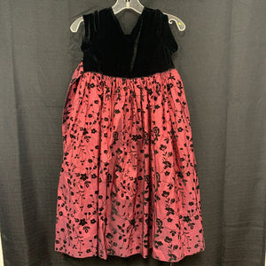 Velvet flower dress