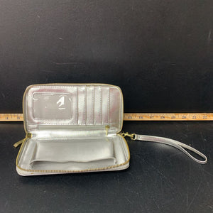 Silver Handbag with Bow
