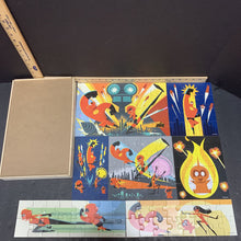 Load image into Gallery viewer, 7pk wooden puzzle w/box
