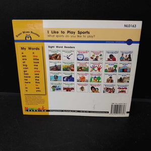 I Like to Play Sports (Newmark Learning Sight Words) -reader