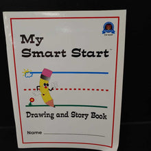 Load image into Gallery viewer, My Smart Start: Drawing &amp; Story Book -workbook
