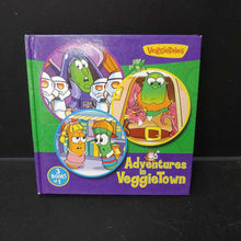 Load image into Gallery viewer, Adventures In Veggietown (VeggieTales) (Doug Peterson) -character religion hardcover
