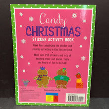 Load image into Gallery viewer, Candy Christmas Sticker Activity Book -holiday
