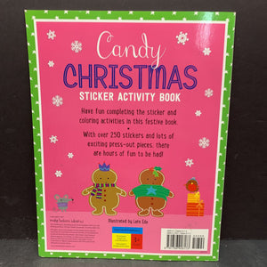 Candy Christmas Sticker Activity Book -holiday