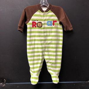 " i like to roar" striped outfit