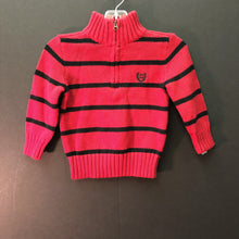 Load image into Gallery viewer, Striped zip sweater

