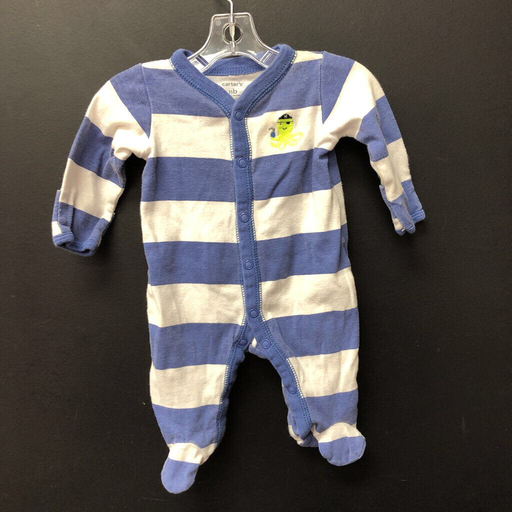 Octopus striped button sleeper