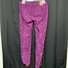 Load image into Gallery viewer, snake skin denim pants
