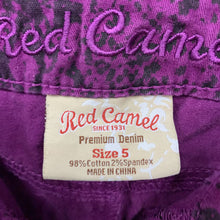 Load image into Gallery viewer, snake skin denim pants
