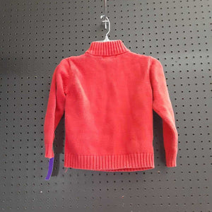 zip stripe sweater