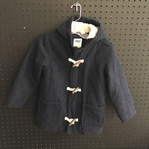 zip hooded button up coat