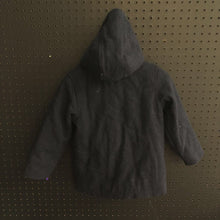 Load image into Gallery viewer, zip hooded button up coat
