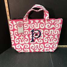Load image into Gallery viewer, Monogram "P" pattern lunch bag
