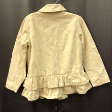 Load image into Gallery viewer, button up ruffle jacket
