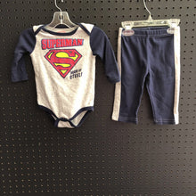 Load image into Gallery viewer, 2pc &quot;Superman man of steel&quot; outfit
