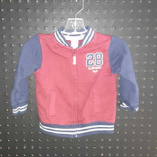 Load image into Gallery viewer, zip up &quot;28 Handsome dept.&quot; stripe sweatshirt
