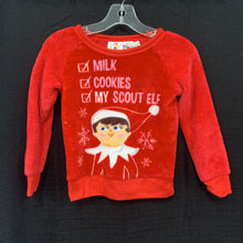 Load image into Gallery viewer, "Milk, cookies my scout elf" christmas sweater
