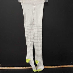 striped footed tights