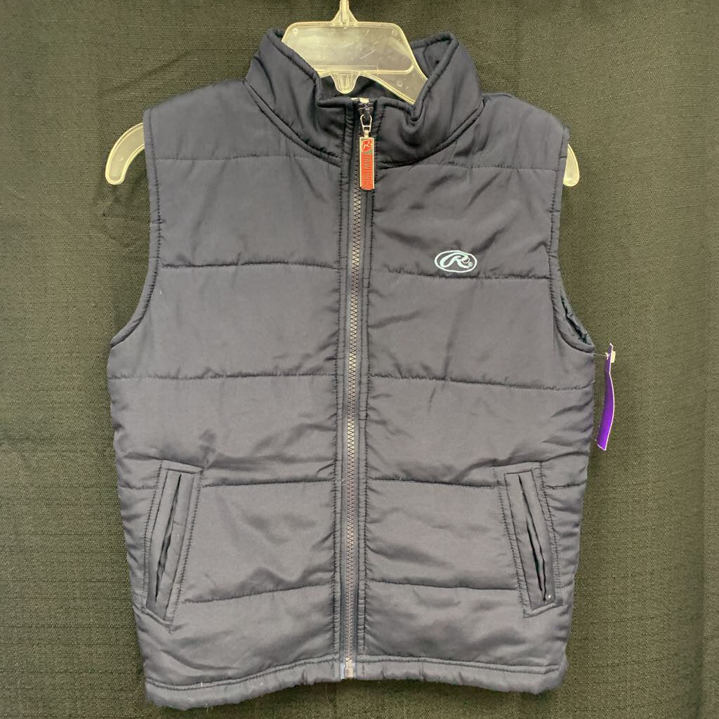 puff zip up vest