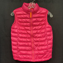 Load image into Gallery viewer, girl Puff zip up vest

