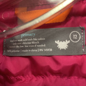 girl Puff zip up vest