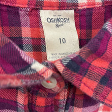 Load image into Gallery viewer, plaid button down top
