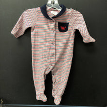 Load image into Gallery viewer, stripe crab button up outfit
