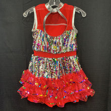 Load image into Gallery viewer, sequin leotard w/ mesh costume
