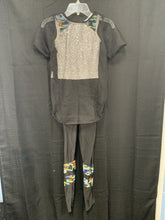 Load image into Gallery viewer, 2pc leotard w/ mesh shirt costume
