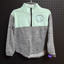 Load image into Gallery viewer, &quot;Play with heart justice est.2004 hoops&quot; zip up sweatshirt
