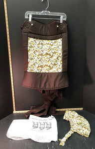 Floral baby body carrier