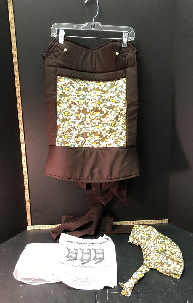 Floral baby body carrier