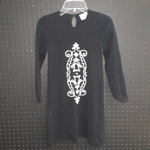 embroidered sweater dress